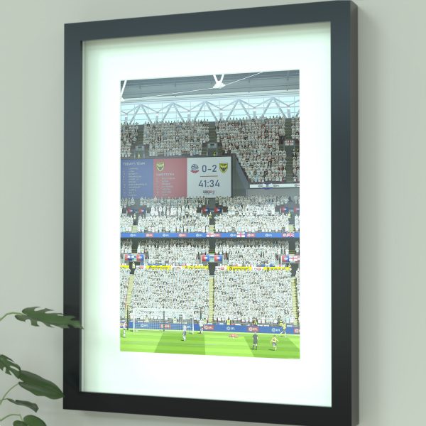 Oxford United 2024 Play offs illustrated print