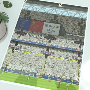Oxford United 2024 Play offs illustrated print
