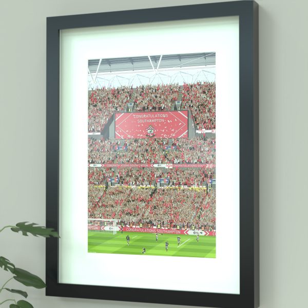 Southampton 2024 Play offs illustrated print